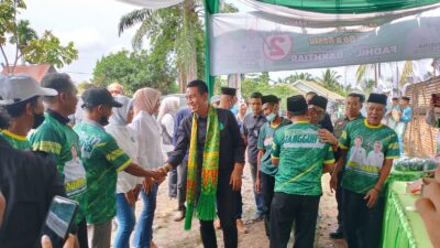 Kampanye Akbar Fadhil-Bakhtiar Dihadiri Ribuan Massa Dan Relawan Dari Berbagai Desa Sebatanghari.