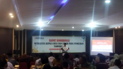 Bawaslu Ajak Kades dan Lurah di Kabupaten Merangin Menjaga Netralitas Pada Pemilihan Serentak 2024