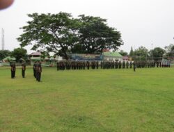 Peringati Hari Juang TNI AD, Kodim 0402/OKI Laksanakan Upacara