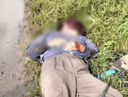 “Nahas” jalan lintas timur Desa Bumi Arjo Lantaran Gagal Menyalip Truk, Istri Meningal Dunia