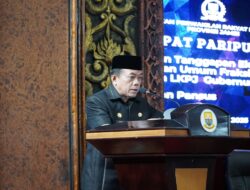 Gubernur Al Haris Jawab dan Jelaskan Pandangan Umum Fraksi DPRD