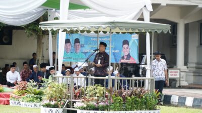 Gelar Tabligh Akbar dan Halal Bihalal, Pesan Gubernur Al Haris: Bekerjalah Dengan Ikhlas