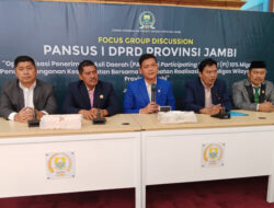Komitmen Kejar PI Migas 10 Persen, Pansus 1 DPRD Jambi Gelar FGD