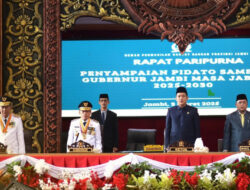 DPRD Gelar Paripurna Penyampaian Pidato Sambutan Gubernur Jambi Periode 2025-2030