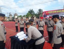 GELAR SERTIJAB DIPOLRES BATANGHARI.