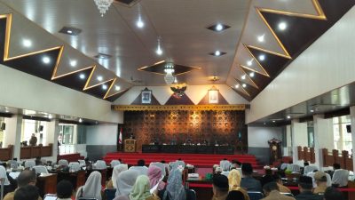 Paripurna Pertama DPRD Merangin. Bupati Syukur Sampaikan RPD Pelaksanaan APBD 2024
