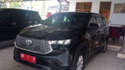 Nambah Lagi Kendaraan Dinas Nunggak Pajak. Ternyata Mobnas Bupati Merangin Juga Nunggak Pajak