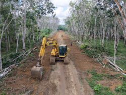 Wujud Nyata TMMD, Kodim 0402/OKI Hadirkan Akses Jalan Baru untuk Warga Desa