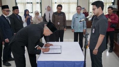 Wawako Diza Lantik 6 Orang Pranata Komputer ke Jabatan Fungsional 