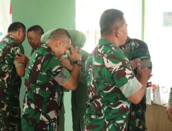ACARA WISUDA PURNAWIRA, SERTIJAB PERWIRA DAN PENERIMAAN WARGA BARU KODIM 0402/OKI-OI BERLANGSUNG KHIDMAT