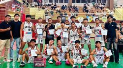 Membanggakan..! Tim Basket Junior Merangin Runner-up Pada Ajang Nasional di Padang