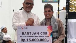 Bank Jambi Salurkan CSR untuk Masjid Baitul Mustofa, Perkuat Dukungan terhadap Kegiatan Keagamaan dan Sosial