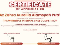 Mahasiswi UNJA Raih Juara Umum Internal Business Case Competition 2025 dengan Inovasi Energi Surya