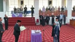 Rifaldi Lantik Wikhe Sebagai Anggota DPRD Merangin PAW Sisa Masa Jabatan 2024-2029 dari Partai Nasdem