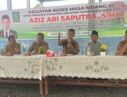 Kegiatan Reses Masa Sidang VI DPRD Sumsel, Fraksi PKB Serap Aspirasi Warga Desa Bina Karsa
