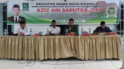 Aziz Ari Saputra Reses di desa Bumiarjo Makmur OKI, Dorong Exit Toll di daerah ini