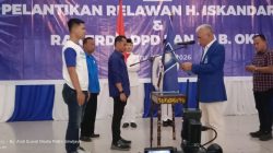 Hadiri Rakerda PAN OKI, Bupati Muchendi Apresiasi Kontribusi Iskandar SE untuk Pembangunan Daerah