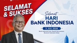 Peringati Hari Bank Indonesia 2026, Dirut Bank Jambi Apresiasi Peran BI dalam Menjaga Stabilitas Ekonomi Nasional