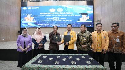 UNJA-UNP Lanjutkan MoU, Perkuat Sinergi Tri Dharma Perguruan Tinggi