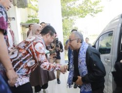 Wakil Bupati Tanjabbar Sambut Wakil Menteri Ketenagakerjaan RI