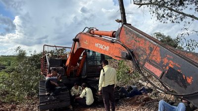 Polres Bengkalis Tetapkan A.S Perambah Hutan Produksi sebagai Tersangka