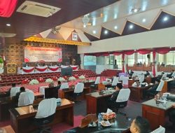 Paripurna Tahunan DPRD Merangin Dengan Agenda Mendengarkan Pidato Kenegaraan Presiden Berlangsung Khidmat