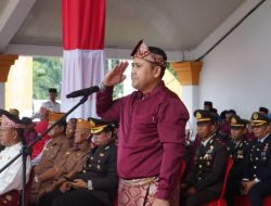 Bupati Syukur Pimpin Upacara HUT ke-81 RI, Ajak Warga Jaga Keutuhan NKRI