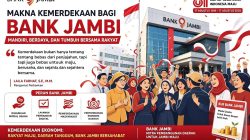 Makna Kemerdekaan bagi Bank Jambi: Tumbuh Bersama Ekonomi Daerah