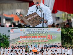 Kobarkan Semangat Kemerdekaan, Pemdes Pasar Terusan Gelar Upacara HUT RI ke-81