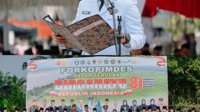 Kobarkan Semangat Kemerdekaan, Pemdes Pasar Terusan Gelar Upacara HUT RI ke-81
