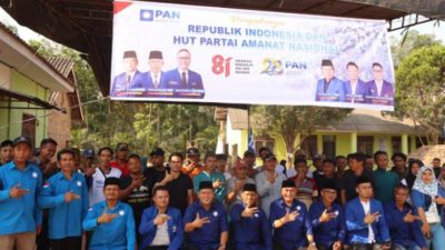 Rayakan HUT ke-28, DPD PAN OKI Santuni 280 Anak Yatim Piatu