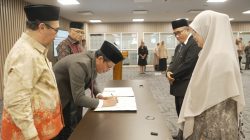 Empat Pejabat Baru Resmi Dilantik, Rektor UNJA Tekankan Kolaborasi dan Akselerasi Kinerja