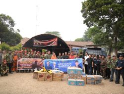 Anggota DPR RI H. Iskandar Turun Langsung Beri Bantuan Aksi Siaga Kahutlah OKI-OI