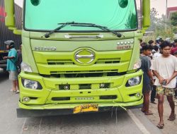 Kecelakaan Maut Tewaskan Pasutri di Depan SPBU Mendalo Darat diduga banyaknya Penglangsir Minyak