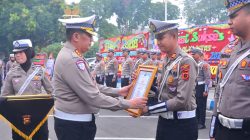 Ditlantas Polda Jambi Gelar Apel Bersama dan Coffee Morning 5 Pilar Keselamatan Lalu Lintas di HUT lalu Lintas Bhayangkara ke 71