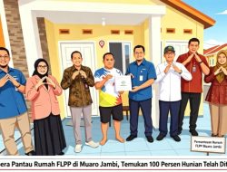 Bank Jambi–BP Tapera Pantau Rumah FLPP di Muaro Jambi, Temukan 100 Persen Hunian Telah Ditempati.