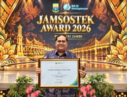 Bank Jambi Raih Jamsostek Award 2026, Komitmen Perlindungan Pekerja Mendapat Apresiasi