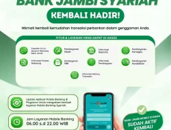 Mobile Banking Bank Jambi Syariah Kembali Hadir, Permudah Akses Layanan Perbankan Digital