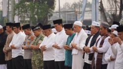 Dandim 0402/OKI Hadiri Sholat Istisqa di Halaman Pemda OKI, Ikhtiar Bersama Memohon Turunnya Hujan