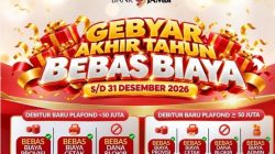 Gebyar Akhir Tahun Bank Jambi Bikin Debitur Tersenyum, Sejumlah Biaya Kredit Dibebaskan hingga 31 Desember